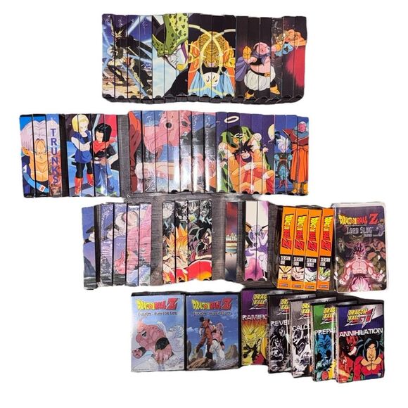 Dragon Ball Z Uncut VHS Tapes / Huge Lot VHS Collection & Movies /DVDs Seasons 1 - Picture 5 of 16